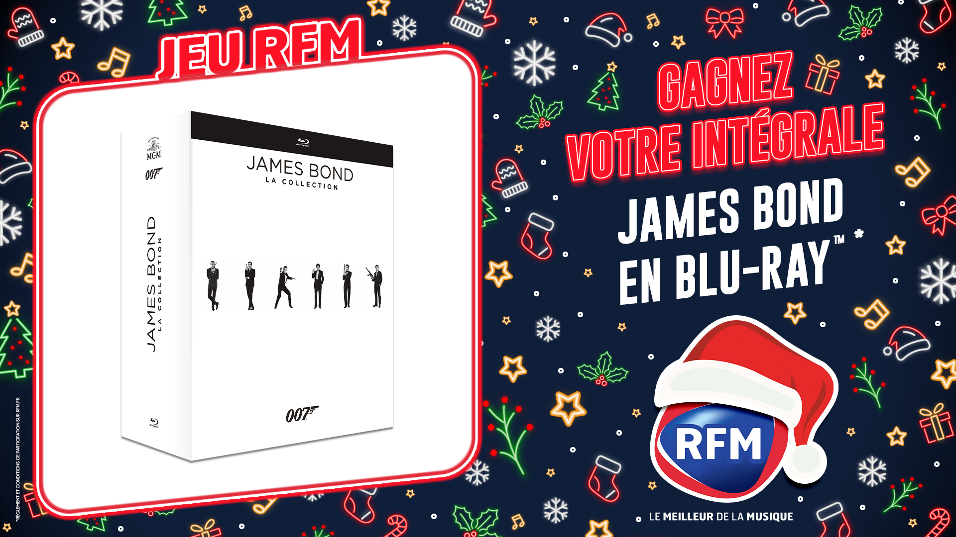 Concours RFM gagner une intégrale Blu Ray des films de James Bond