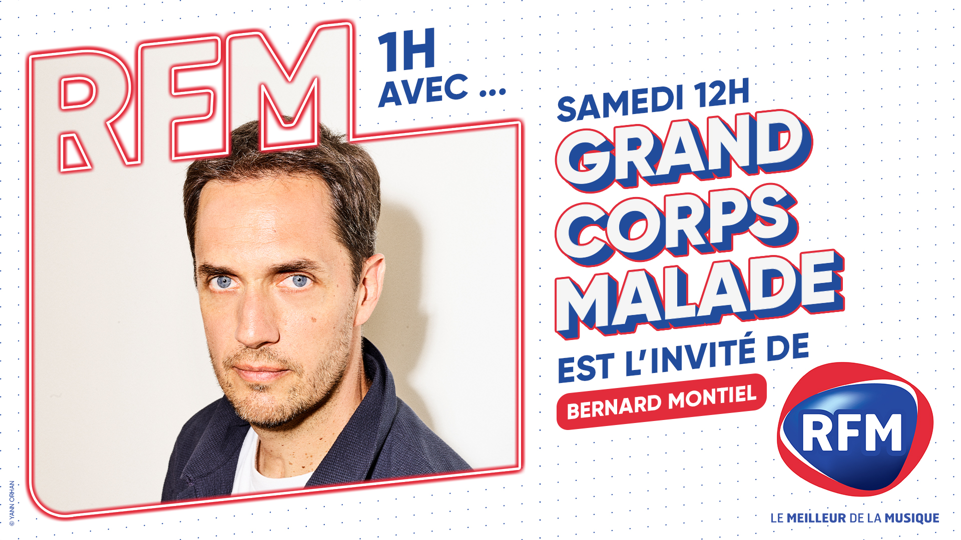 Grand Corps Malade est l invité de Bernard Montiel samedi 6 avril sur RFM