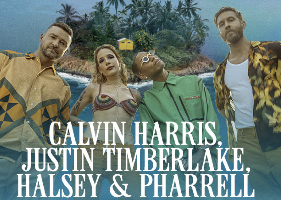 Discover the collaboration between Calvin Harris, Justin Timberlake, Halsey & Pharrell Williams