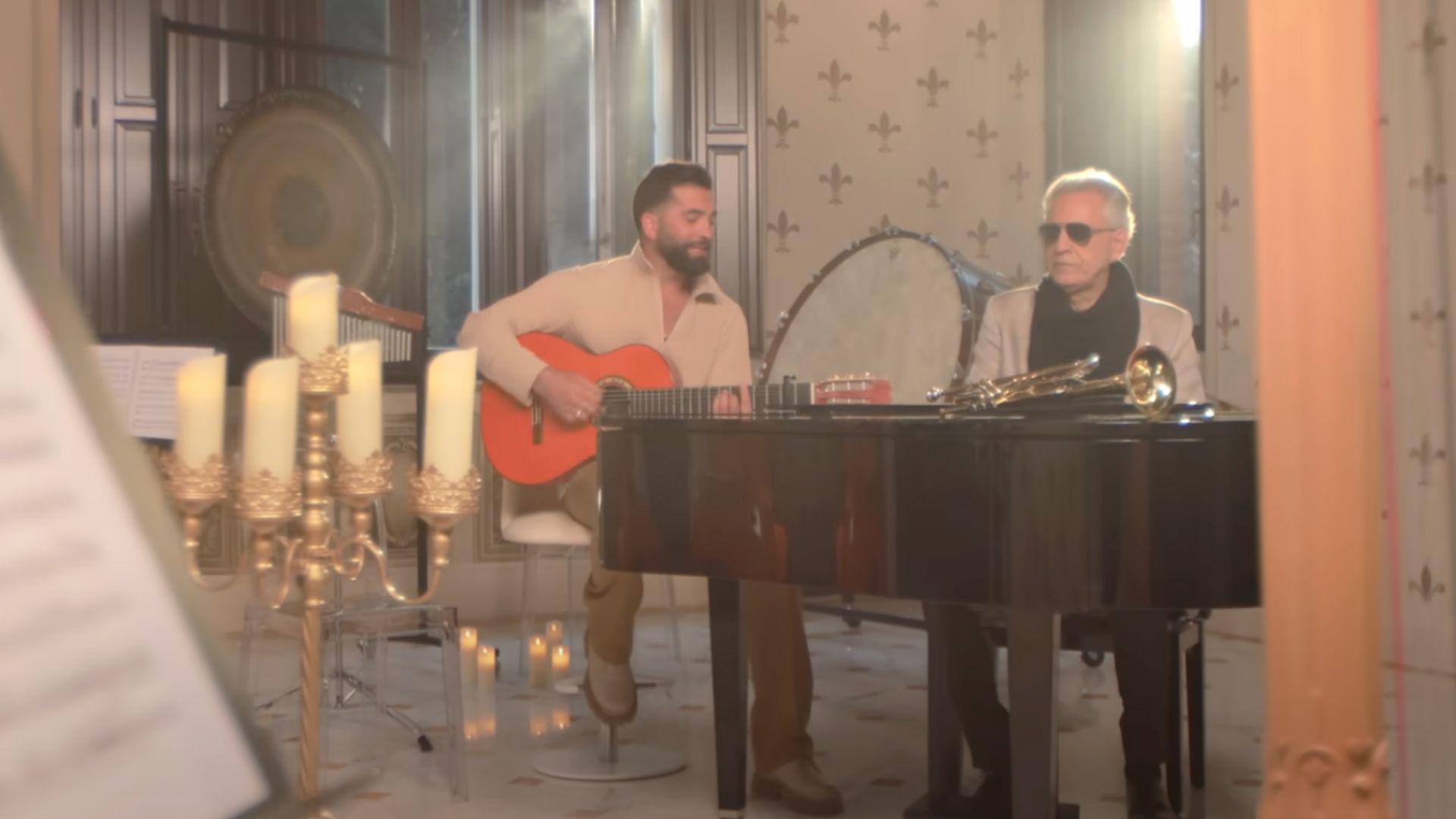 Andrea Bocelli’s Je Vis Pour Elle featuring Kendji Girac is pure magic